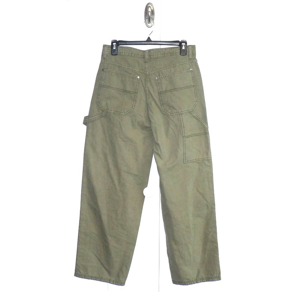 Wild Fable Womens Low Rise Cotton Pocket Relaxed Carpenter Pants in Green Size 6 - Picture 7 of 11